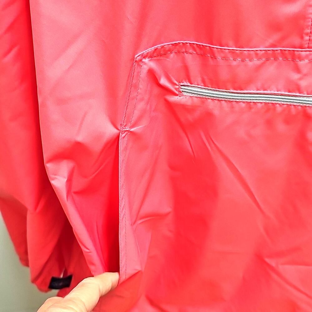 Charles River Unisex 1/4 Zip w/Zip Pocket Light Coral Rain Wear Hoodie Size XXXL - Picture 8 of 10